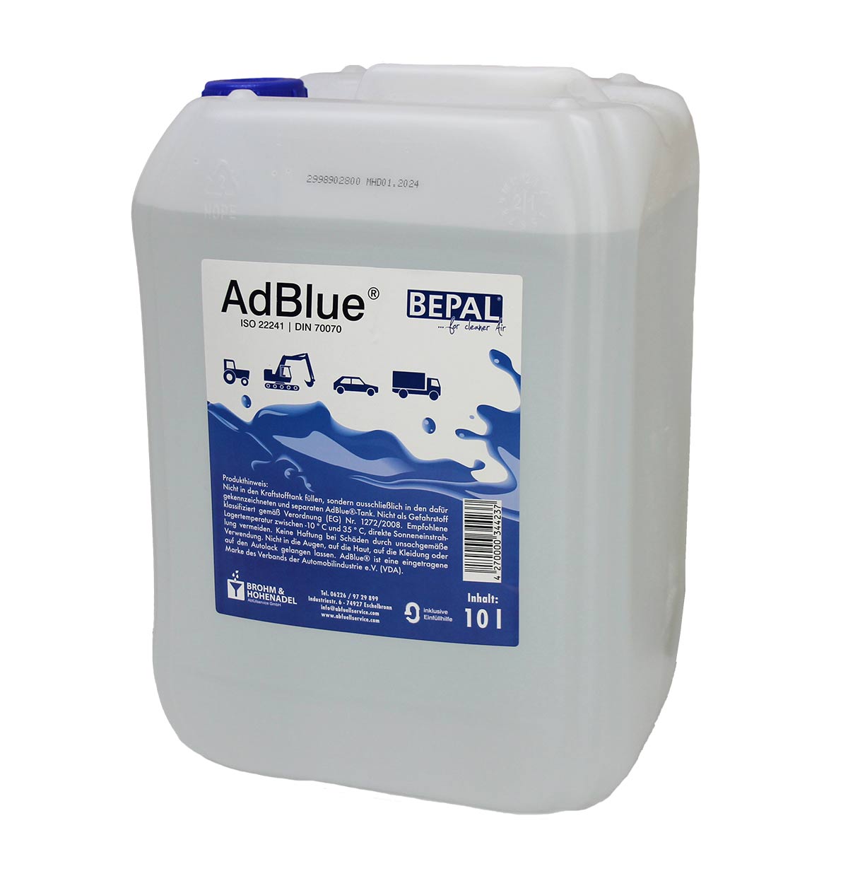 VAG AdBlue, 10L - Prísada pre úpravu výfukových plynov 