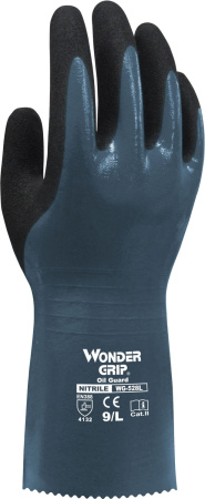 WONDER GRIP OIL GUARD KÄSINE, ÖLJYNKESTÄVÄ, PITKÄ RANNE, KOKO 10