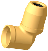 90° Push-in coupling, for plug-in P5