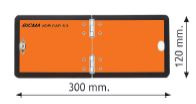 ADR-KILPI SIVULLETAITTUVA 120X300MM ALU, PAKETTIAUTO
