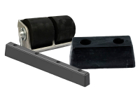 Anti-collision blocks and other rubber products