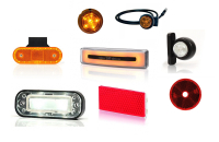 Position lamps, reflectors and Number plate lamps