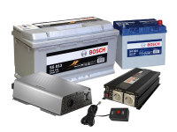 Starter batteries, jump starters, inverters and voltage converters