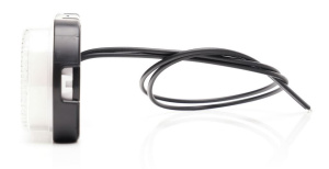 LED-ÄÄRIVALO 134X53X25MM VALKOINEN 12-24V IP68  SIS. KULMAKIINNIKE P10 4