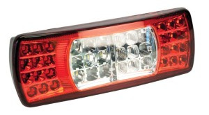 VIGNAL COMPACT 5-KAMMIO LED-TAKAVALO OIK/VAS 187X66MM, 12/24V