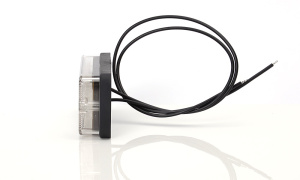 LED-SUMUVALO 107X47X23 PUNAINEN KIRKAS LASI 12-24V IP68 3