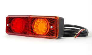LED-TAKAVALO VAS/OIK 200X70X60 3-TOIM TAKA/JARRU/VILKKU 12-24V IP68 3