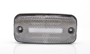 LED-ÄÄRIVALO 114X54X22MM VALKOINEN 12-24V IP68  SIS. KULMAKIINNIKE P10 LYHYT JOHTO  5