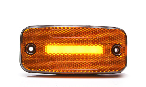 LED-ÄÄRIVALO 114X54X22MM KELTAINEN 12-24V IP68 SIS. KULMAKIINNIKE, LYHYT JOHTO P10 2