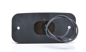 LED-ÄÄRIVALO 114X54X22MM KELTAINEN 12-24V IP68 SIS. KULMAKIINNIKE, LYHYT JOHTO P10 7