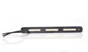 LED-ÄÄRIVALO 238X21X11 SLIM PUNAINEN HEIJASTIMELLA 12-24V IP68 P10 5