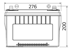 ODYSSEY AKKU 68AH/850A AGM² 276X172X202MM -/+, TAKUU 3-VUOTTA THERMOKING 2