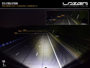 LAZER ST4 EVOLUTION LED-KAUKOVALO 47W, REF 7,5 5