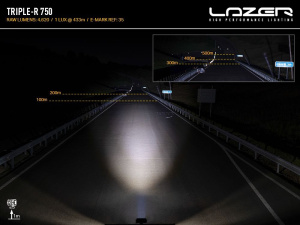 LAZER TRIPLE-R750 GEN2  LED-KAUKOVALO DUO-PARKILLA 44W, REF35 5