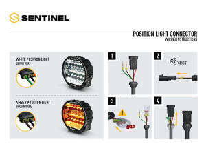 LAZER SENTINEL 9" HIGHLINE LED-KAUKOVALO VALKOINEN 130W 3404/17020LM, REF12.5 4