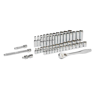MILWAUKEE HYLSYSARJA RÄIKÄLLÄ 3/8" MM. & IMP 56KPL 2