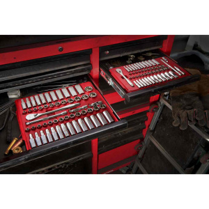 MILWAUKEE HYLSYSARJA RÄIKÄLLÄ 3/8" MM. & IMP 56KPL 5
