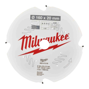 MILWAUKEE PYÖRÖSAHANT. F160X20X2,2X4D 2