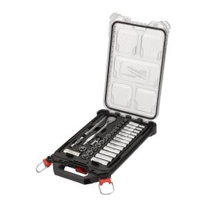 MILWAUKEE HYLSYT RÄIKKÄ 3/8" PACKOUT 32KPL 2