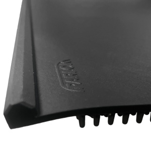 ROISKELÄPPÄ MUSTA 500X350X4MM, ANTISPRAY/"SUPRA", LÄPPÄKISKOKIINNITYS 2