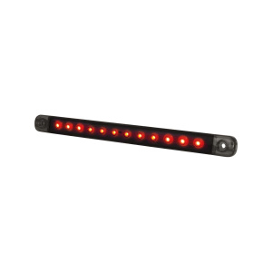 STRANDS DARK KNIGHT SLIM PITKÄ 12/24 TAKA-/JARRUVALO,KIRKAS/SAVULINSSI,PUNAINEN LED 3