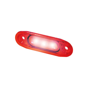 SLD LED-ÄÄRIVALO PUNAINEN 3-LED. 12/24V, 5M JOHTO. 2