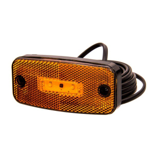 SLD LED-SIVUVALO KELT. 12-24V 5M JOHTO, 5-LEDILLÄ, SIS. KULMAKIINNIKE 2