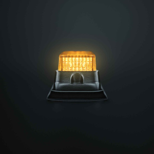 LED-TASOVILKKU 4XTEHOLED 12/24V KELT. ECE/R65 LUOKKA1, IP68 29X118X41MM  5