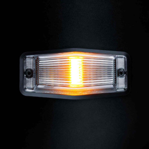 IZE LED SILVER ARROW DOUBLE BURNER, ÄÄRIVALO/VAROITUSVALO, HOPEA, IP69K, 125X52X32MM 5