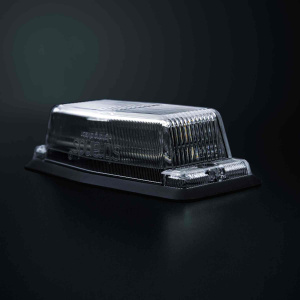 IZE LED SILVER ARROW DOUBLE BURNER, ÄÄRIVALO/VAROITUSVALO, HOPEA, IP69K, 125X52X32MM 12