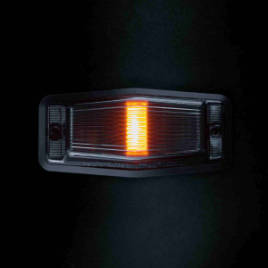 IZE LED BLACK BULLET DOUBLE BURNER,  ÄÄRIVALO/VAROITUSVALO, MUSTA, IP69K, 125X52X32MM 5