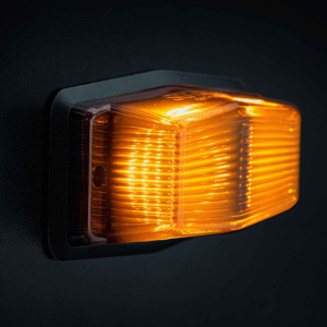 IZE LED BLACK BULLET DOUBLE BURNER,  ÄÄRIVALO/VAROITUSVALO, MUSTA, IP69K, 125X52X32MM 10