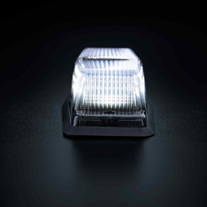 IZE LED BLACK BULLET DOUBLE BURNER,  ÄÄRIVALO/VAROITUSVALO, MUSTA, IP69K, 125X52X32MM 12