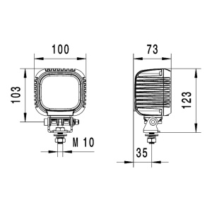 HELLA TYÖVALO S 3000 LED, (3000LM.) 10-48V (30W) D 4