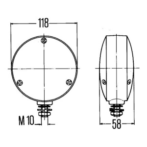 HELLA VILKKUVALO Ø118MM "REKKAVALO PABLO" 3