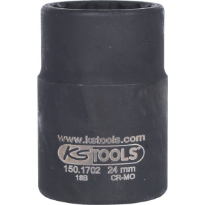 KS TOOLS 3/4" VOIMAHYLSY 12 KULMAINEN, 24MM 3