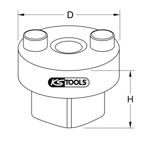 KS TOOLS JOUSENTAPINHYLSY VOLVO, 27MM 3