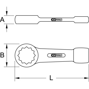 KS TOOLS LYÖNTIAVAIN 24MM 3
