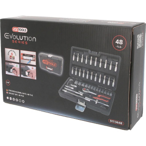 KS TOOLS 1/4" HYLSYAVAINSARJA, 48-OS.  5