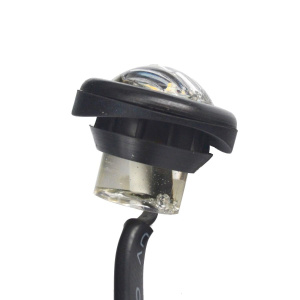 LEDSON PEARL LED-ÄÄRIVALO PYÖREÄ PUNAINEN SAVULASI 1KPL 12/24V 28X25X7MM 2