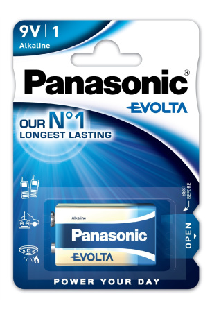PANASONIC EVOLTA 9V-PARISTO 1KPL 6LR61EGE/1BP