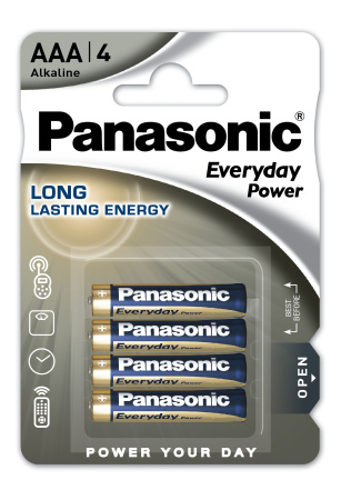 PANASONIC EVERYDAY POWER (EPS) AAA-PARISTO 4KPL