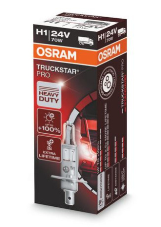 OSRAM POLTTIMO H1 24V 70W TRUCKSTAR PRO