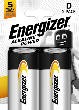 ENERGIZER ALKALINE POWER D-PARISTO 2KPL