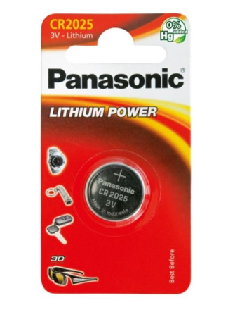 PANASONIC CR2025 3V PARISTO 1KPL