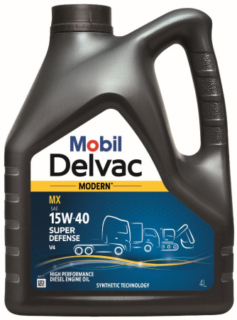MOBIL DELVAC MODERN 15W-40 SUPER DEFENSE V4  4L