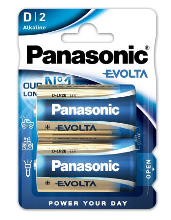 PANASONIC EVOLTA D 1,5V PARISTO 2KPL