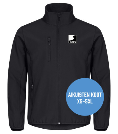 SISU SOFTSHELL-TAKKi, MUSTA