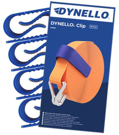 DYNELLO CLIP 50MM, MUOVIKLIPSI 50MM SIDONTAVÖILLE, 8KPL PAKKAUS