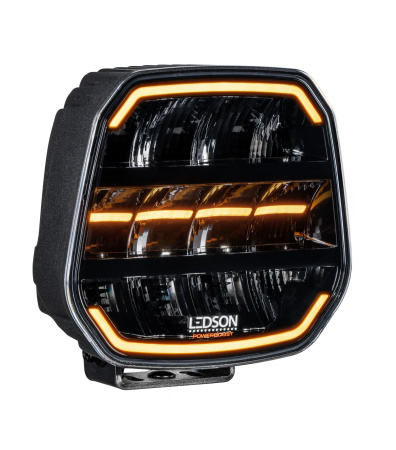 LEDSON EPIX7+ KAUKOVALO 7" 8200/11500LM 120W REF30 9-36V (180X177X70MM)  ECE R112 5000K DYNAAMINEN PARKKI ORANS/VALK 1LUX@359M/533M (PB) 
